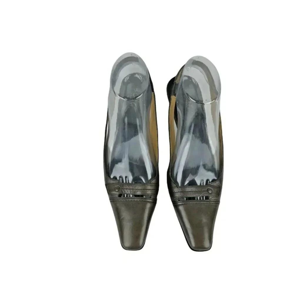 BCBG Paris Womens Brown Slip On Cone Heel‎ Slingback Sandal Size US 8 B EUR 38